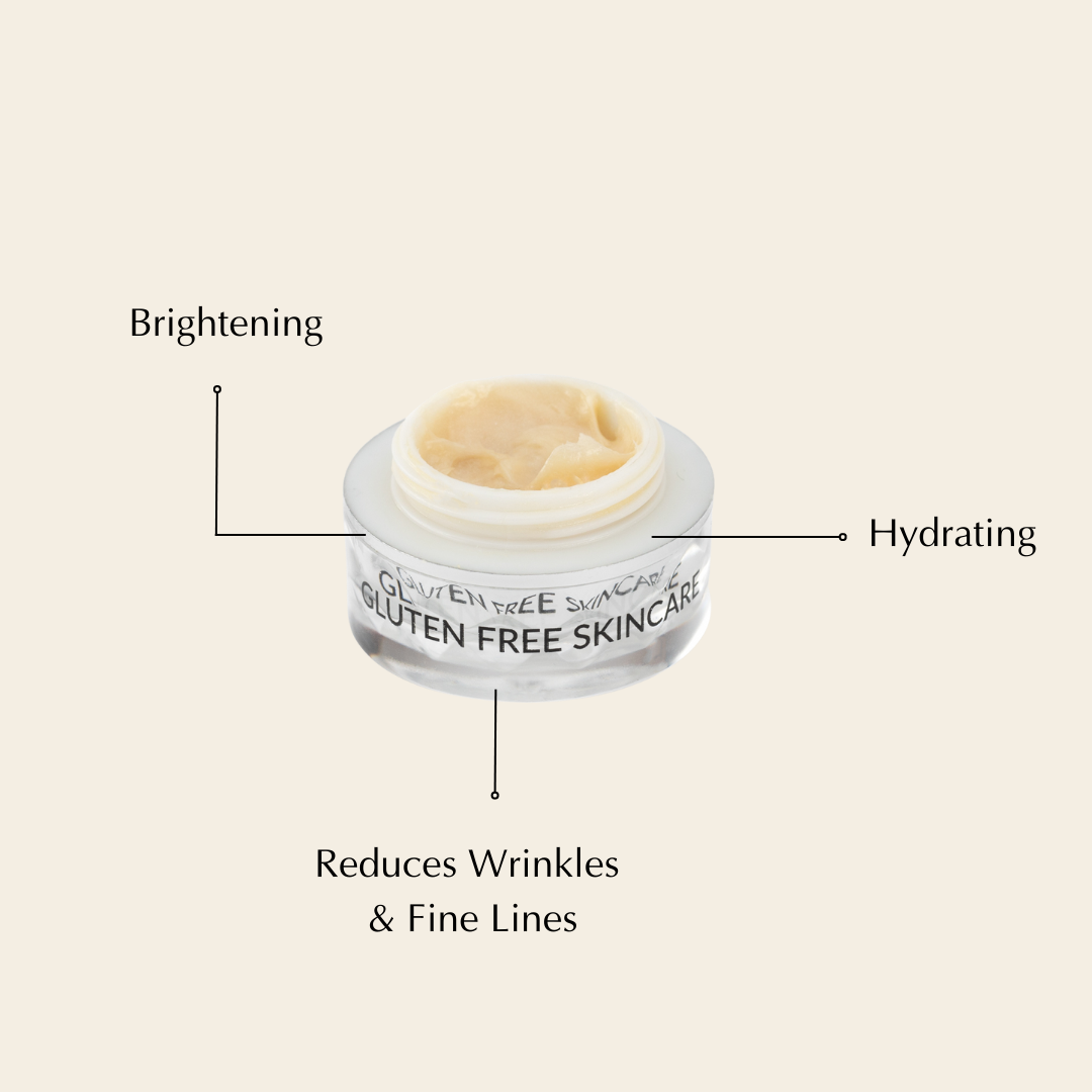 Vegan EpiSilk, Crystal Wrinkle Smoothing Eye Cream - Intense Brightening and Firming Wrinkle Fix for Sensitive Skin