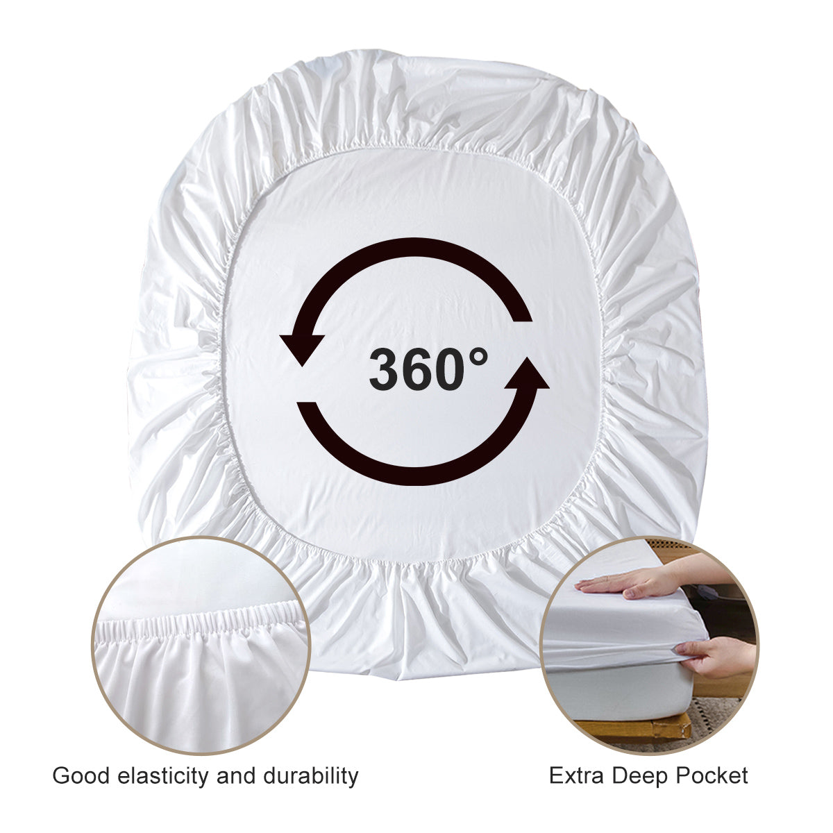 3pcs Retro Bohemian Geometric Style Minimalist Comfort Series Bed Fitted Sheet And Two Pillowcases Bedding For All Seasons Use