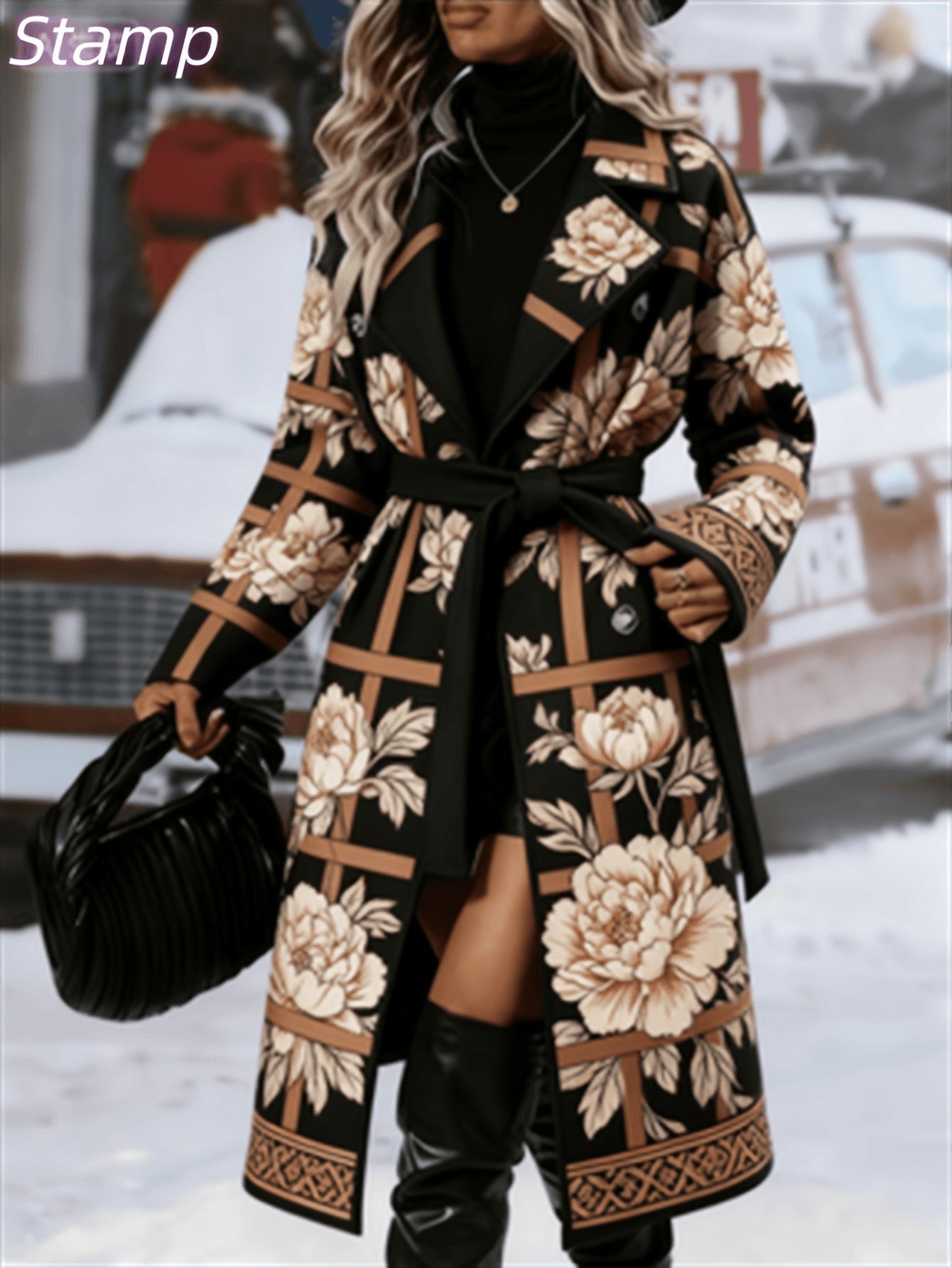 Fashionable Casual Long Coat