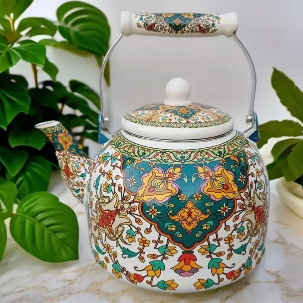 Enamel Large Water Kettle Milk Tea Pot