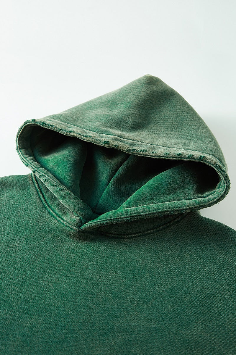 Women's Loose Retro Fleece Hooded Sweatshirt