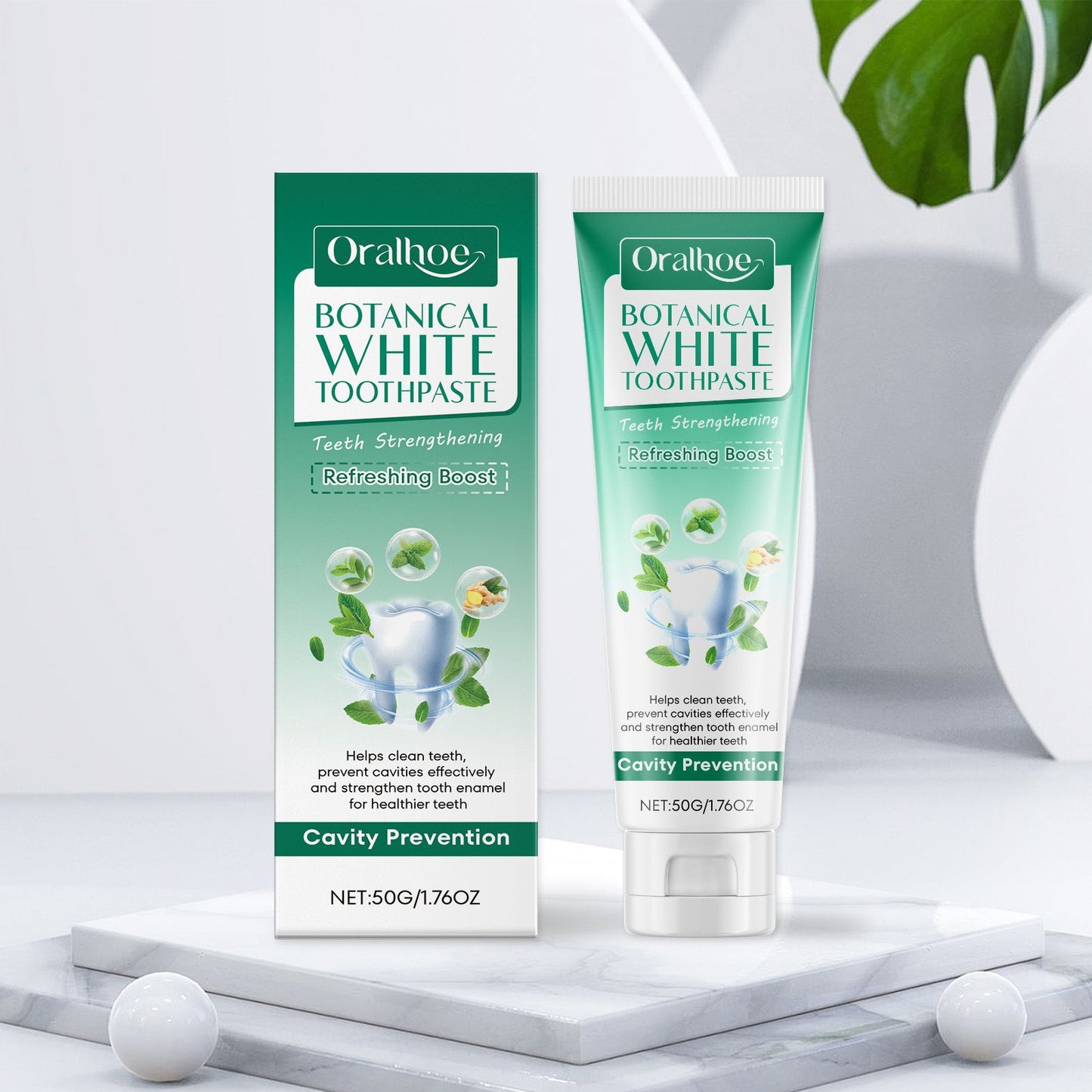 Plant Whitening Toothpaste 50g-box