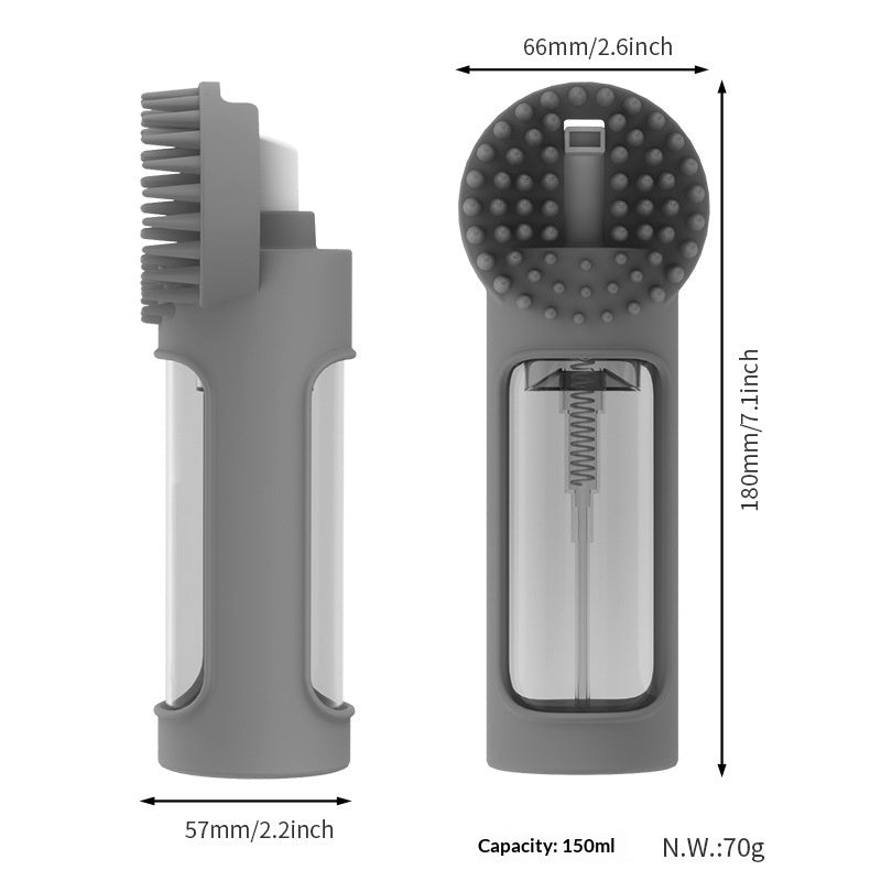 Pet Bath Brush Multifunctional Foam Bath Integrated Silicone Rubbing Bath Brush Cat And Dog Cleaning Artifact Massage Brush Pets Products