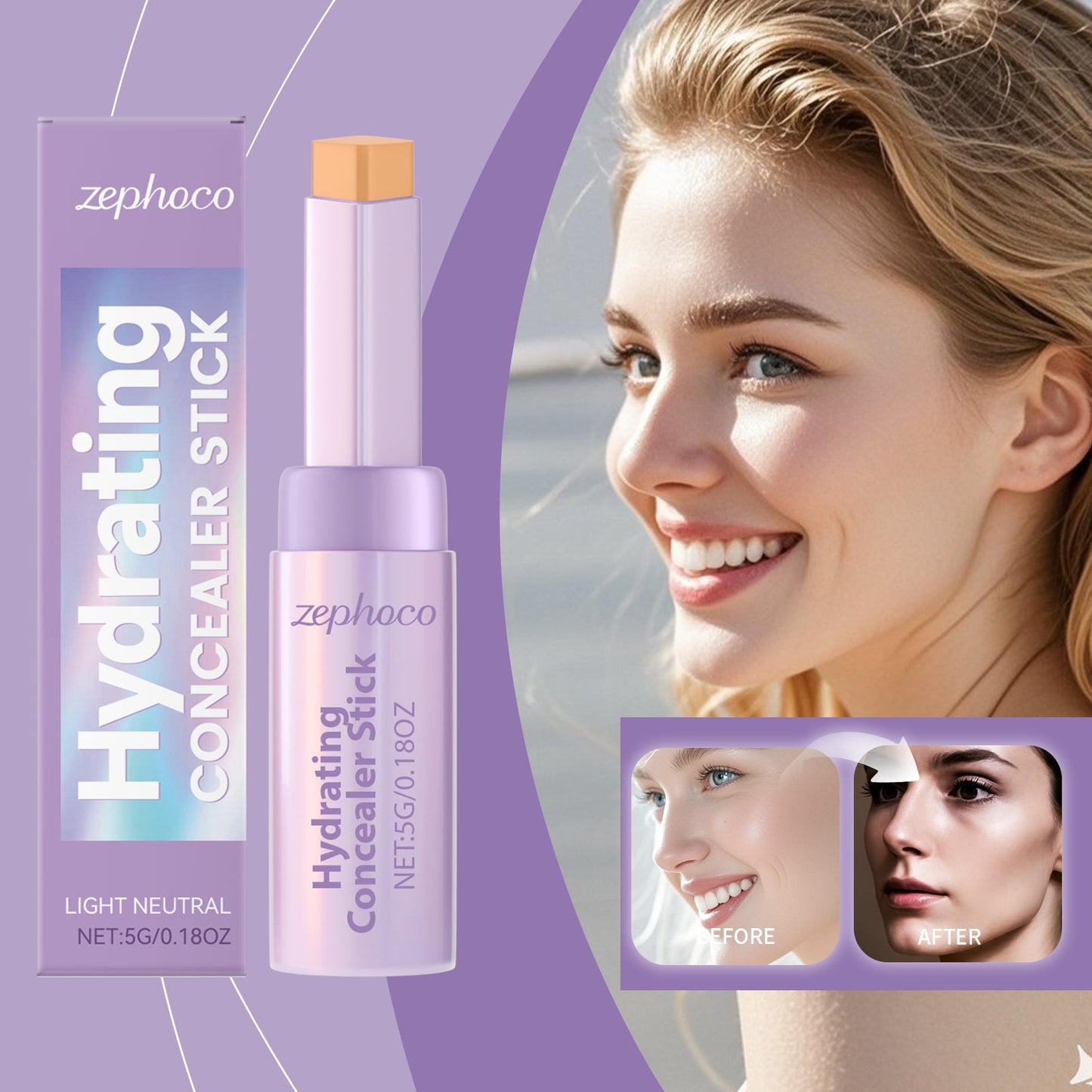 Contouring And Concealer Stick Natural Shade