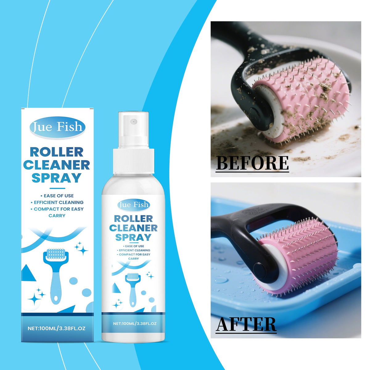 Micro Needle Roller Cleaning Spray