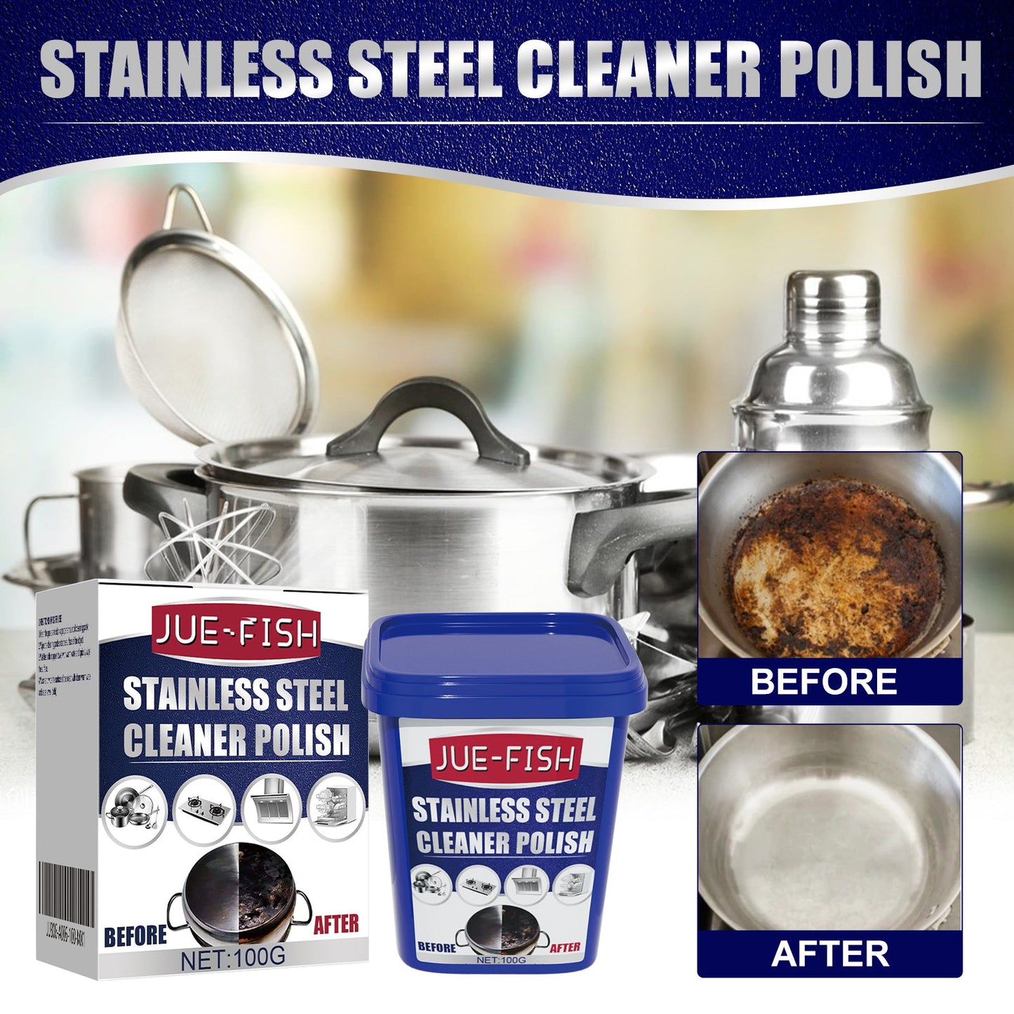Stainless Steel Cleaning Paste