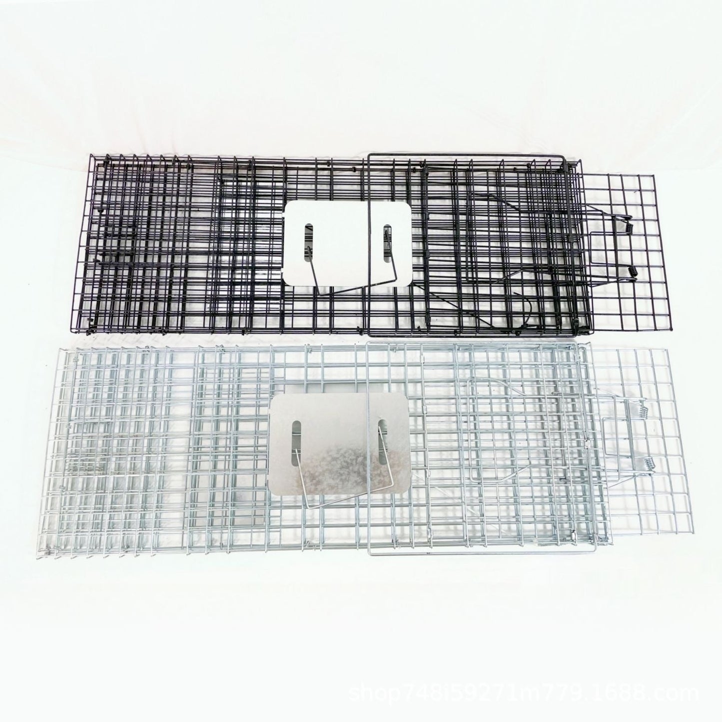 Fully Automatic Cat-trap Cage Foldable Pedal Galvanized Cat Cage Love Rescue Cage