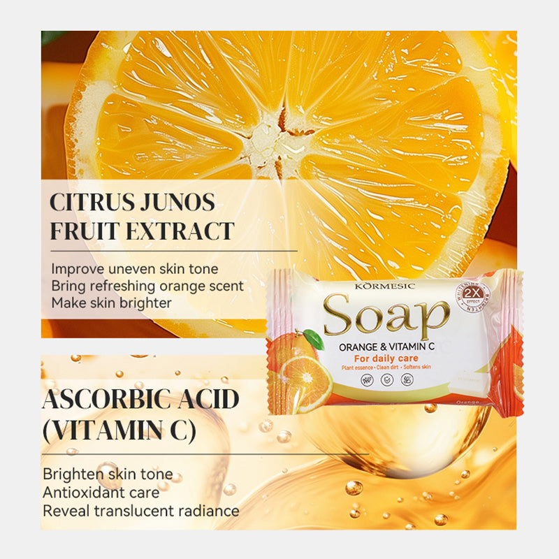 KORMESIC Orange & Vitamin C Soap