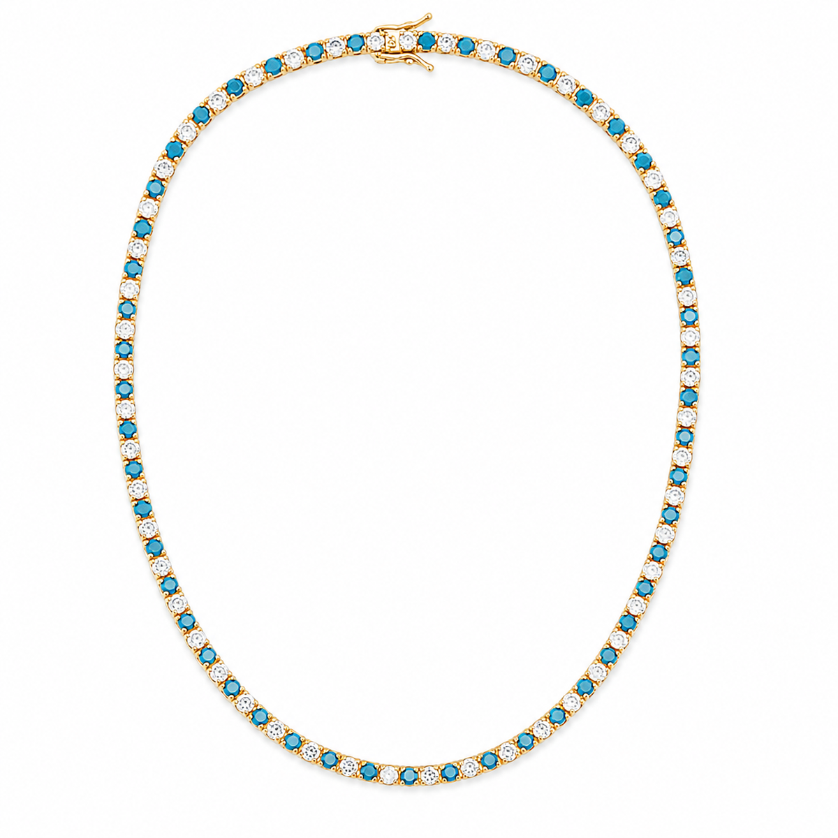 3mm CZ Tennis Bracelet – Color Stone & Clear Bezel Bracelet