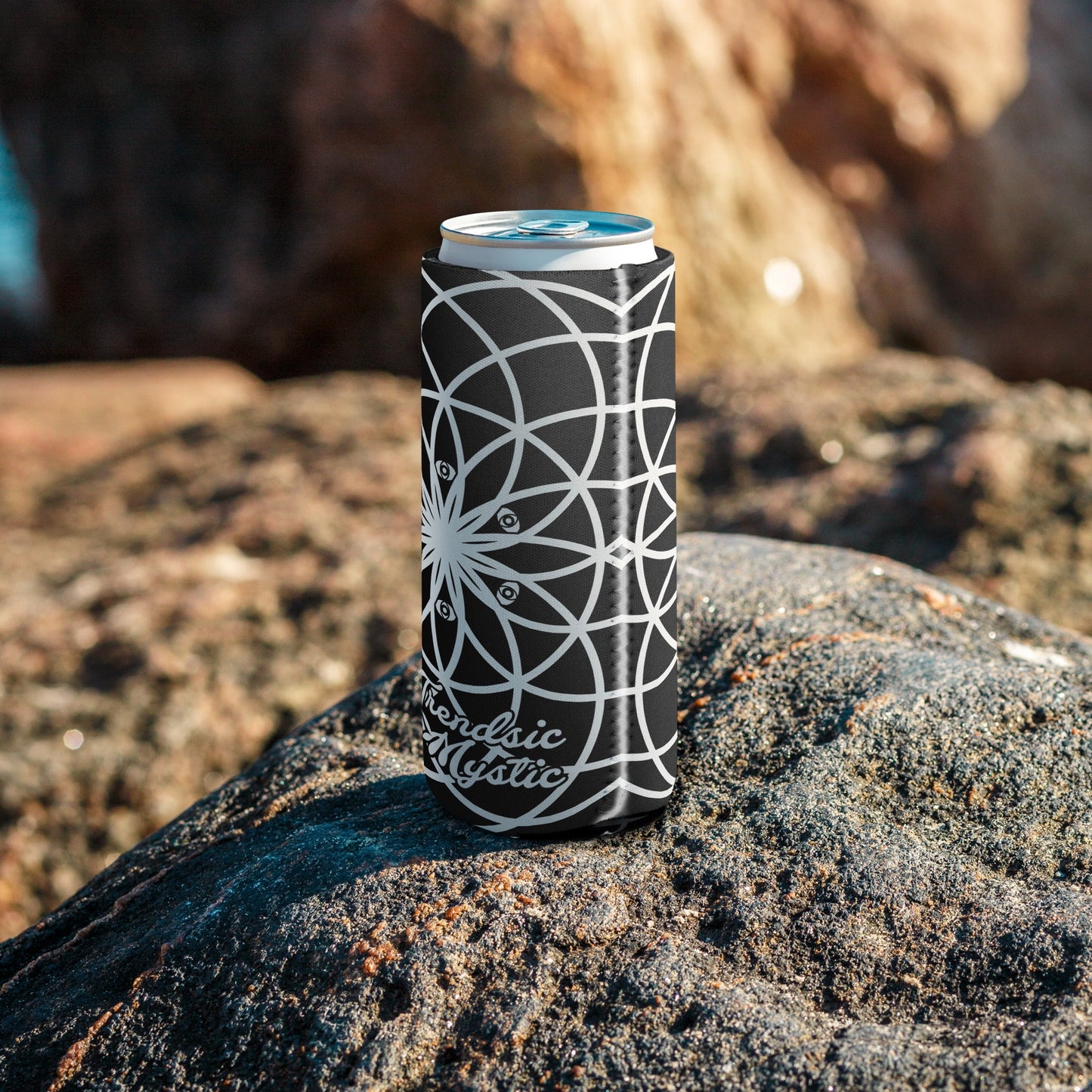 Mystic Koozie Eyez | Sacred Geometry Can Cooler