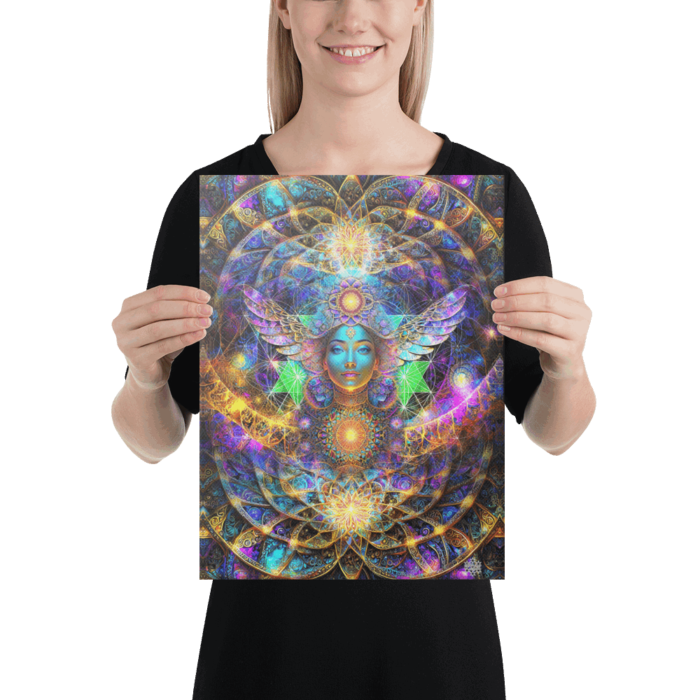 Healing Wellness Deity | Sacred Canvas Print