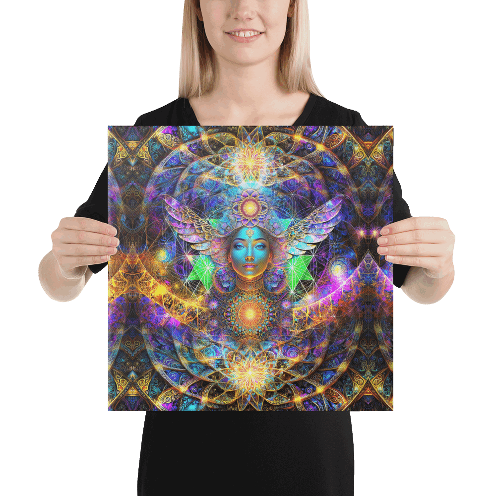Healing Wellness Deity | Sacred Canvas Print