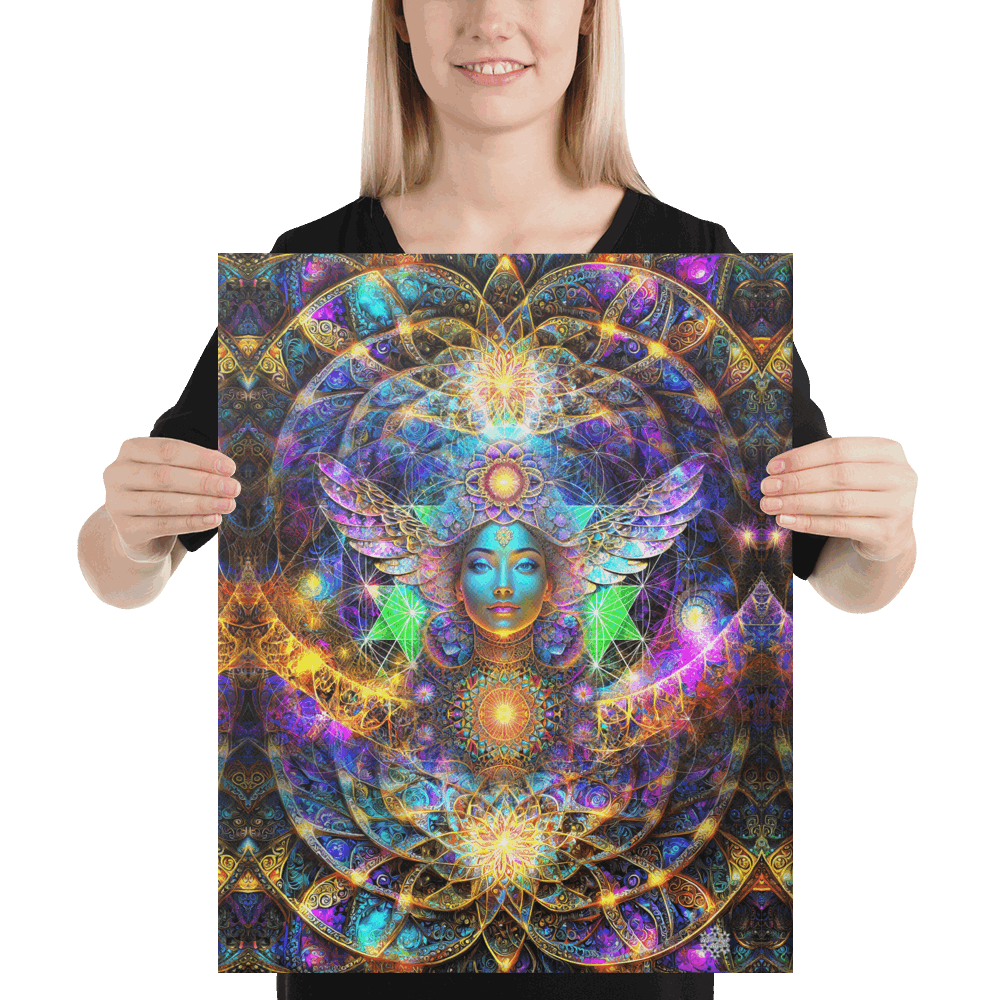 Healing Wellness Deity | Sacred Canvas Print