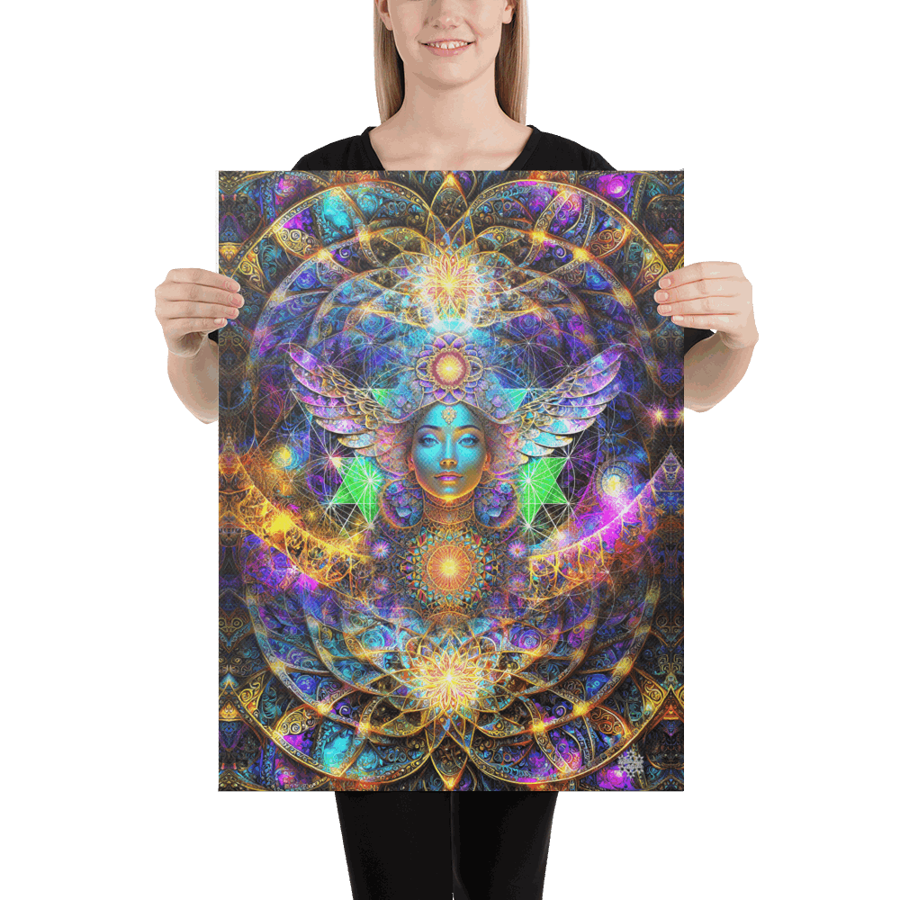 Healing Wellness Deity | Sacred Canvas Print