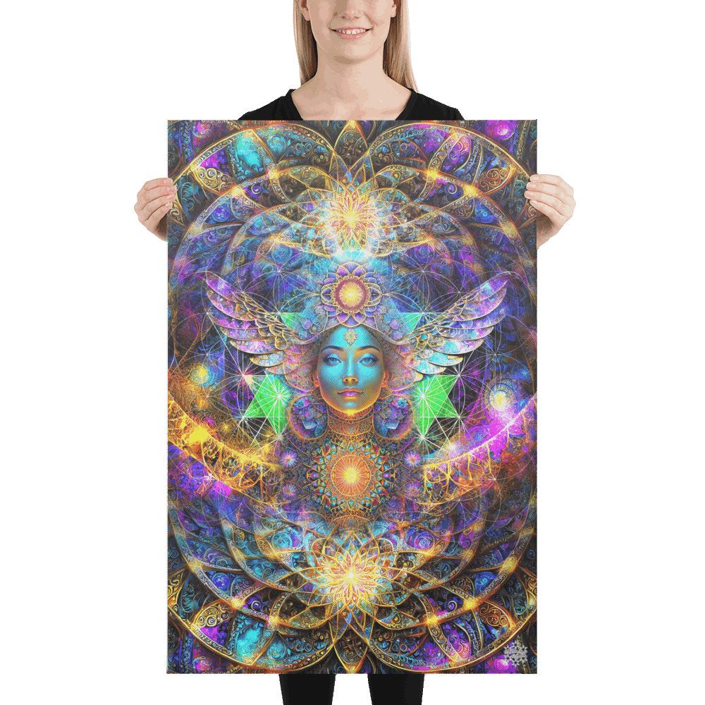 Healing Wellness Deity | Sacred Canvas Print