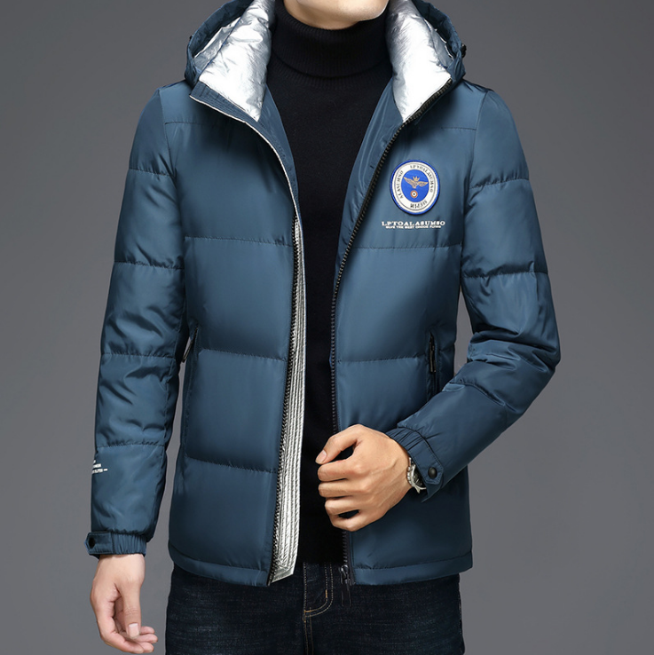 Winter Hooded Down Jacket for Men - Warm and Cold Proof