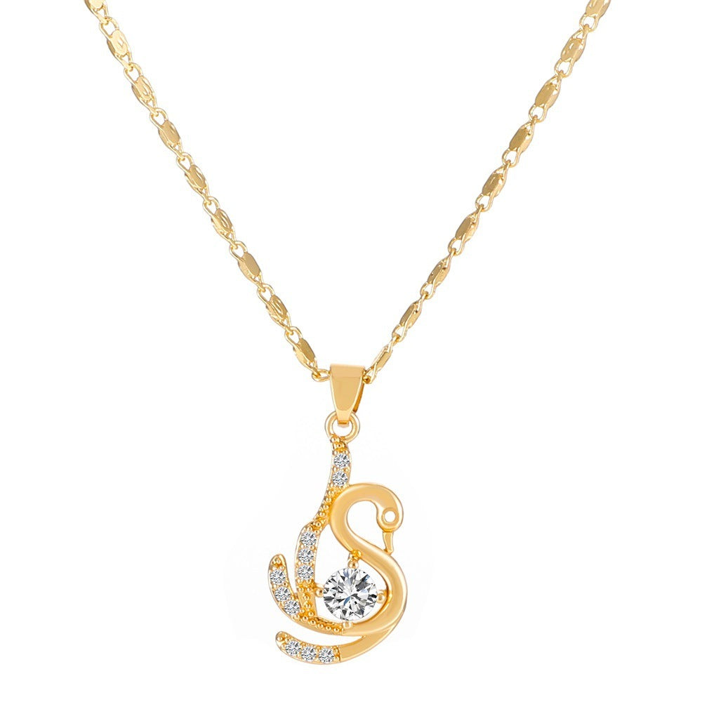 Women's Fashionable Temperament Butterfly Tassel Necklace