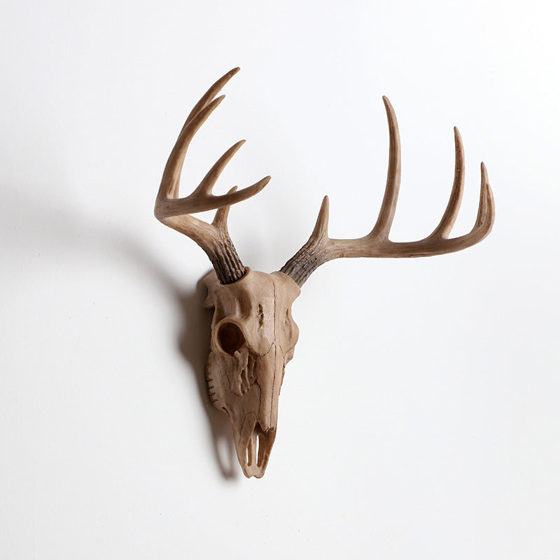 Antique-style Sheep Skull Wall Decor Hanging Ornament