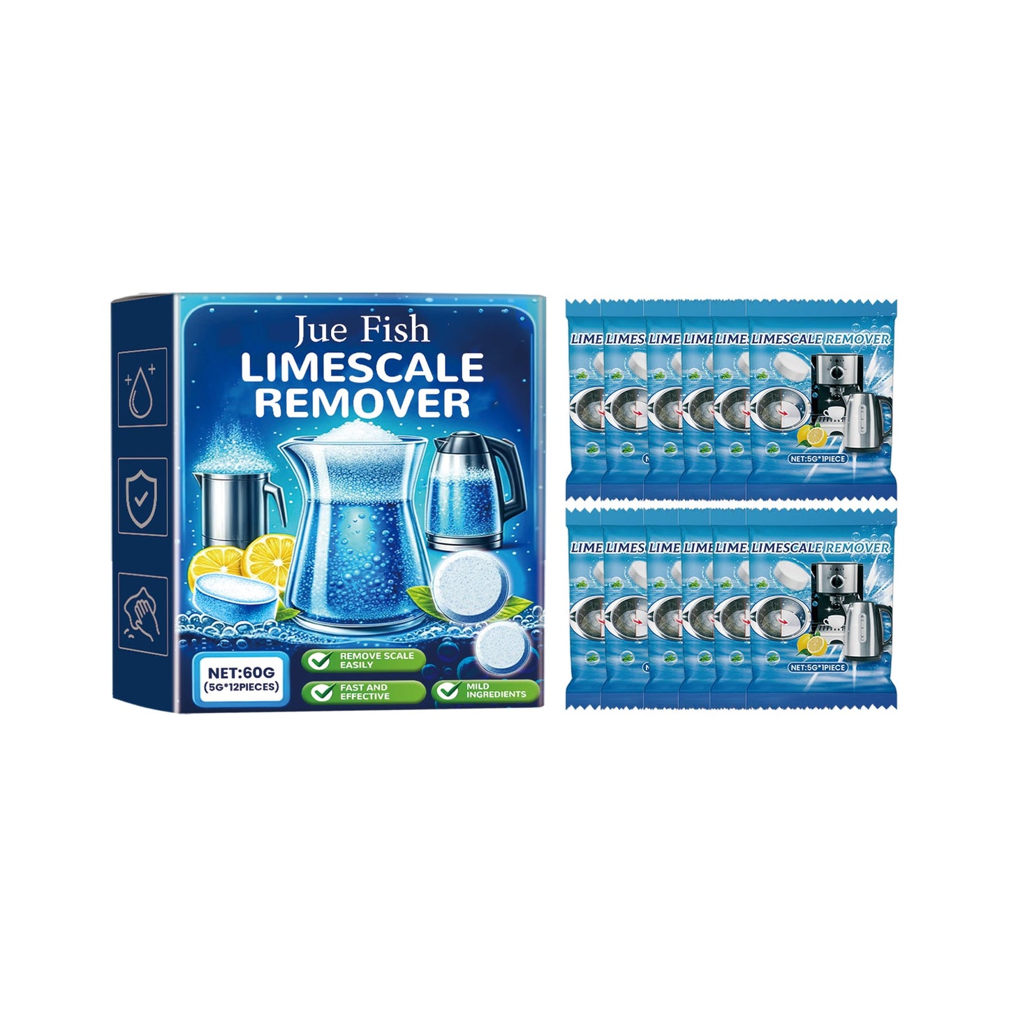 Scale Cleaning Effervescent Tablets