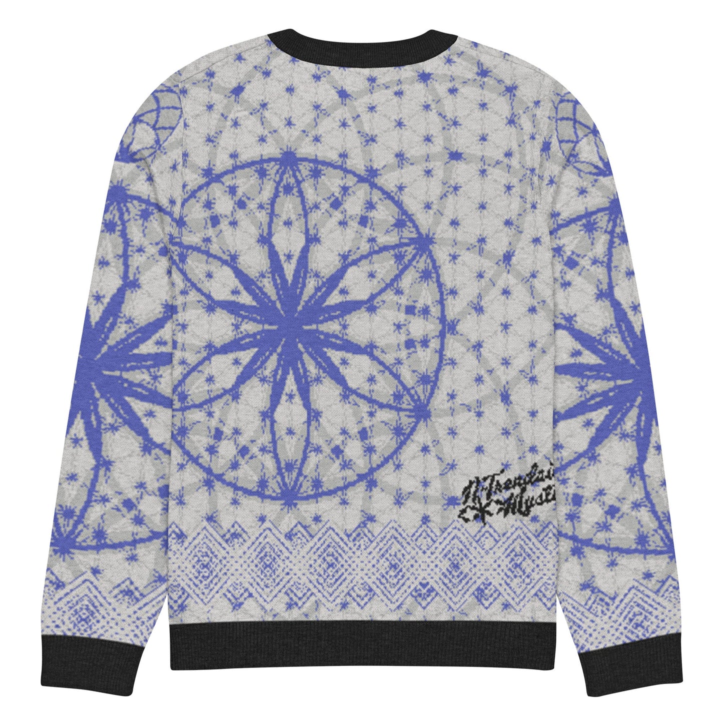 Blue Prima Mystica | Knitted Crew Neck Sweater (Knit-On-Demand)