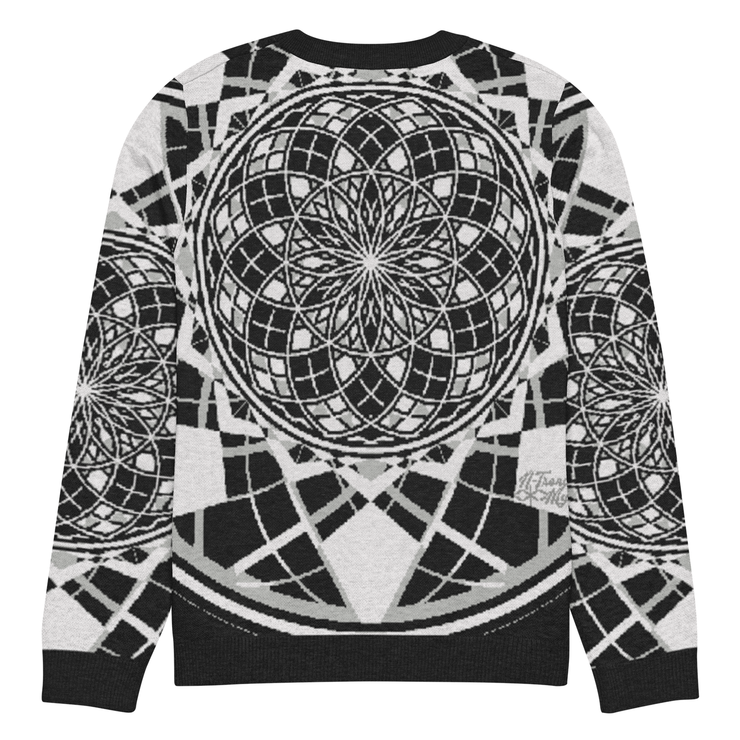 Mystic Metamorphic Night | Knitted Crew Neck Sweater