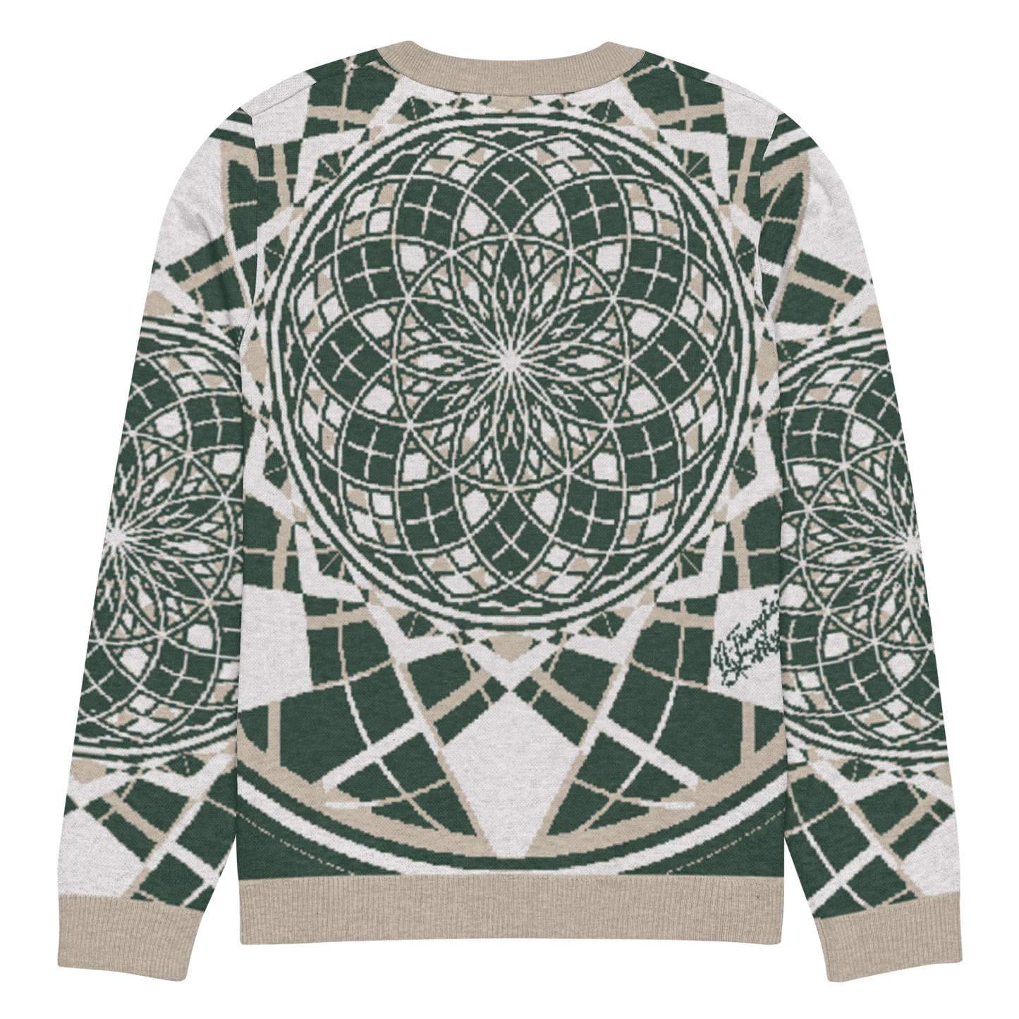 Mystic Metamorphic EarthTone | Knitted Crew Neck Sweater