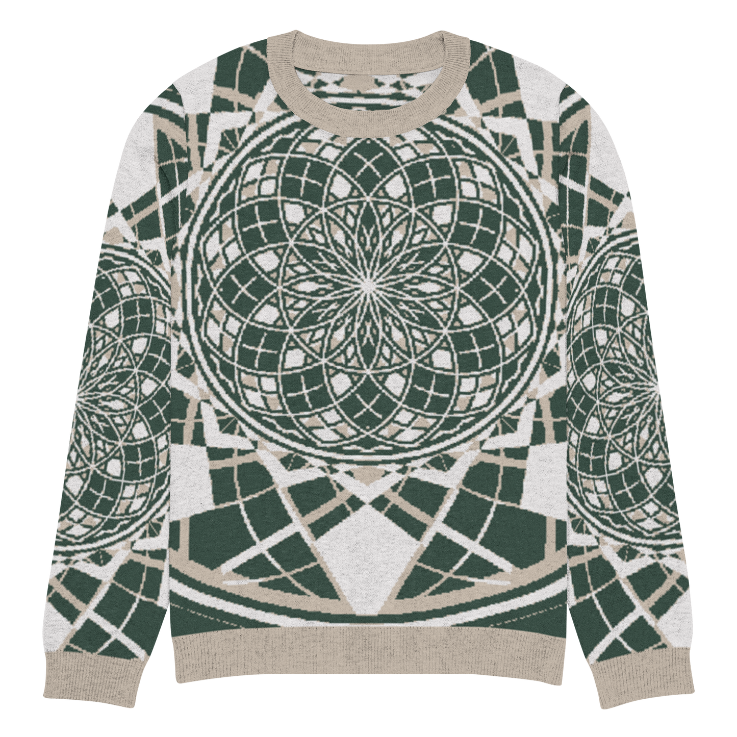 Mystic Metamorphic EarthTone | Knitted Crew Neck Sweater