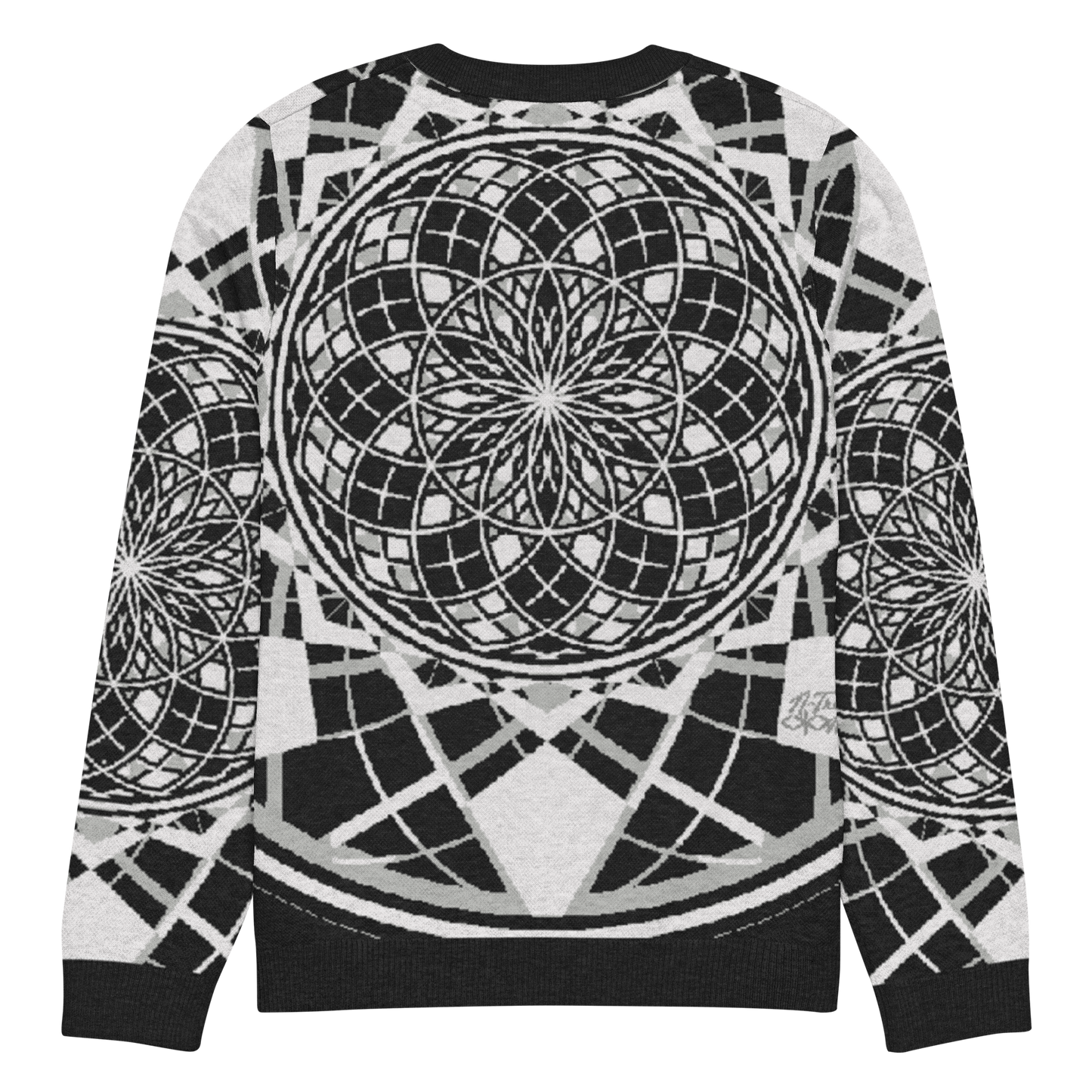 Mystic Metamorphic Night | Knitted Crew Neck Sweater