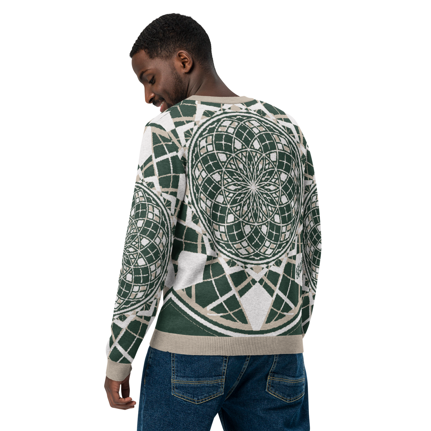 Mystic Metamorphic EarthTone | Knitted Crew Neck Sweater