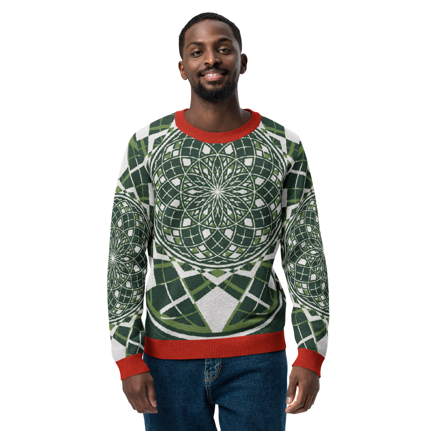 Mystic Metamorphic Candy | Knitted Crew Neck Sweater