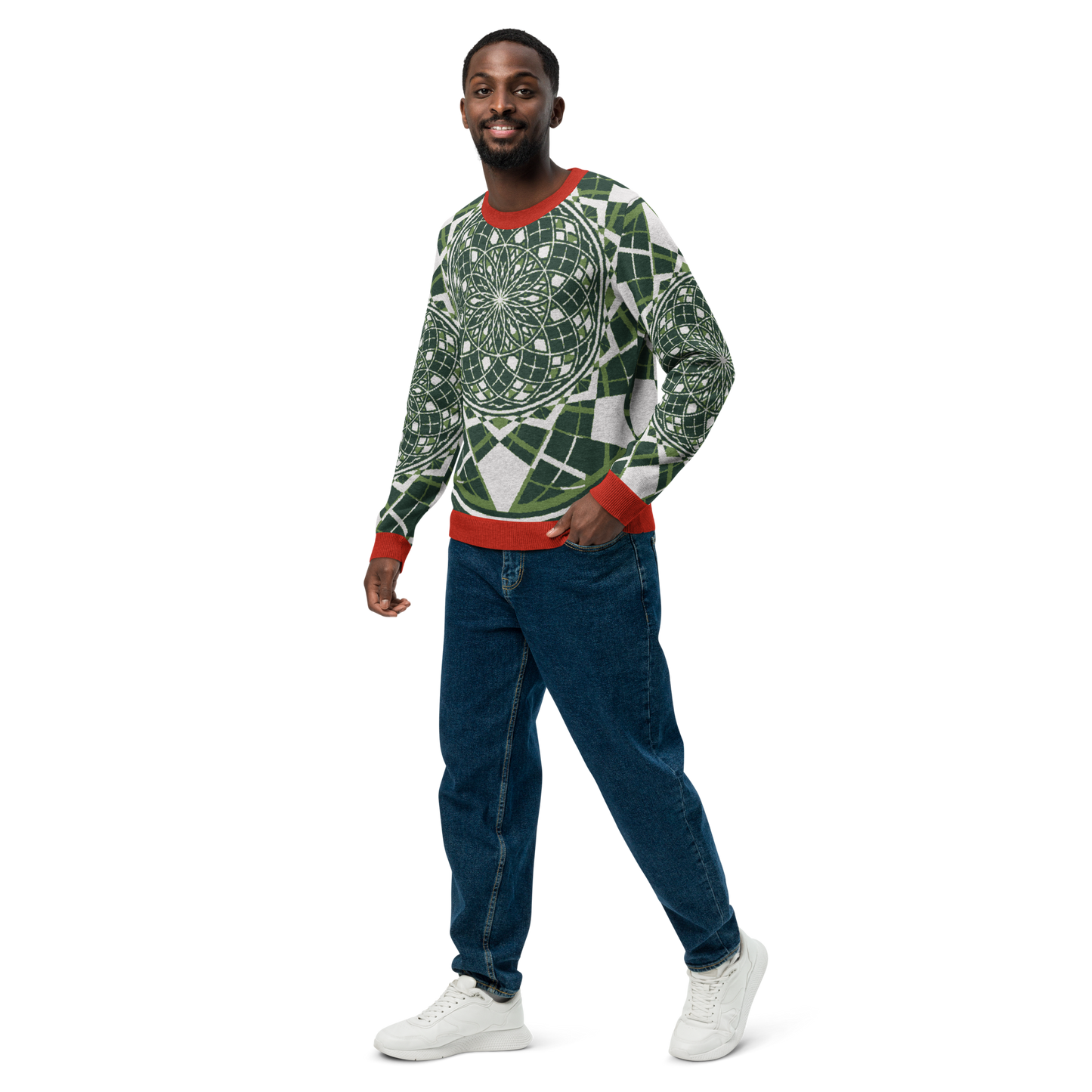 Mystic Metamorphic Candy | Knitted Crew Neck Sweater