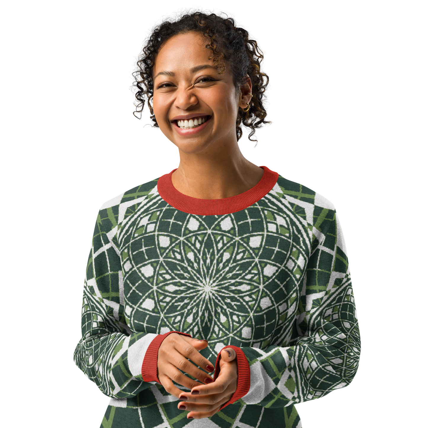 Mystic Metamorphic Candy | Knitted Crew Neck Sweater