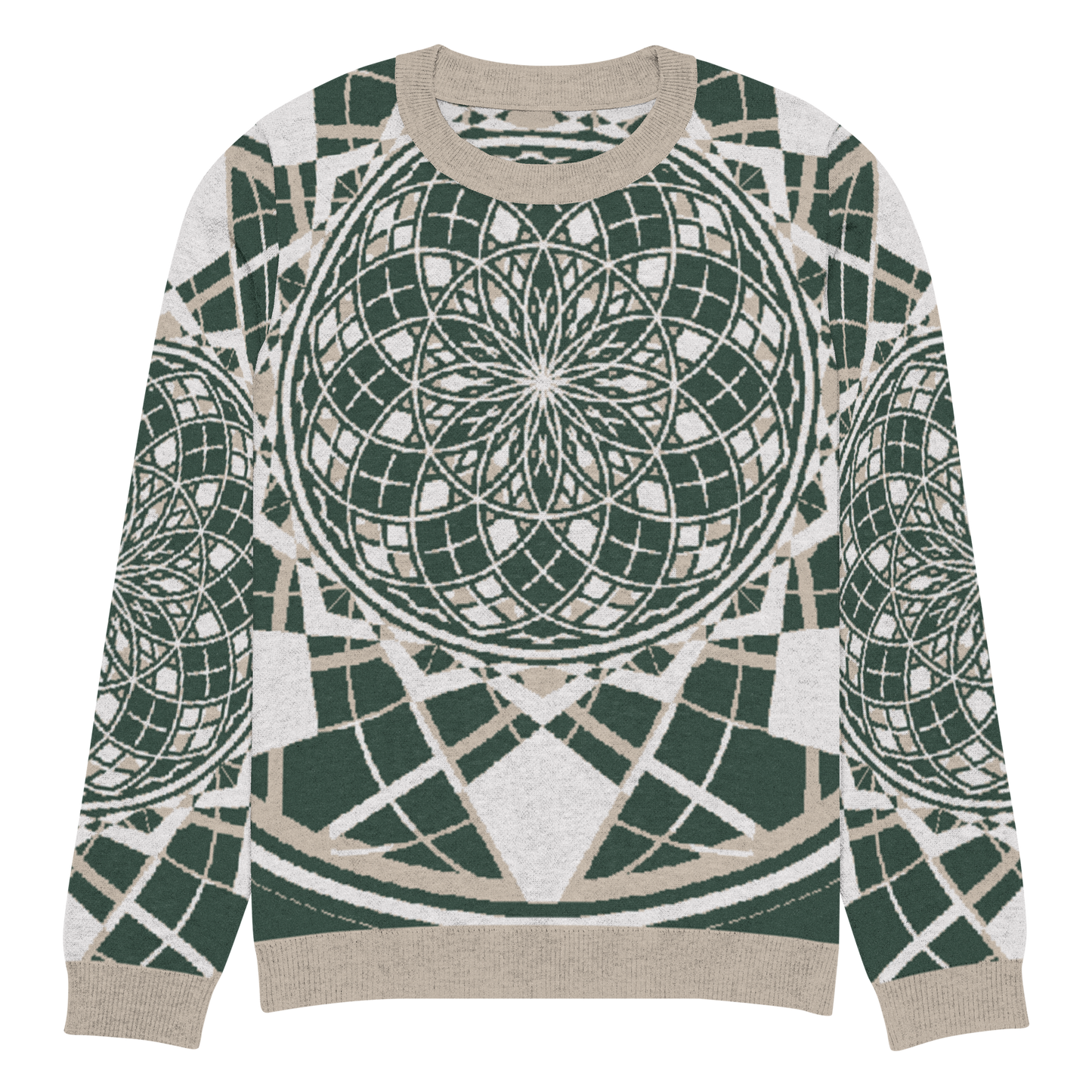 Mystic Metamorphic EarthTone | Knitted Crew Neck Sweater