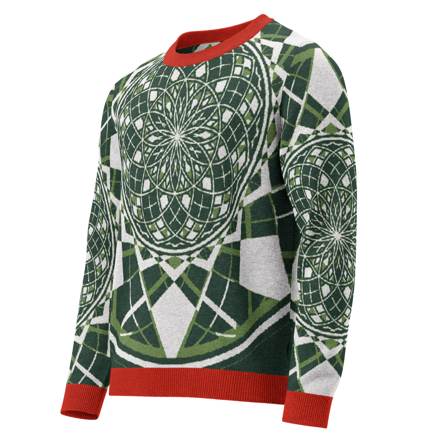Mystic Metamorphic Candy | Knitted Crew Neck Sweater