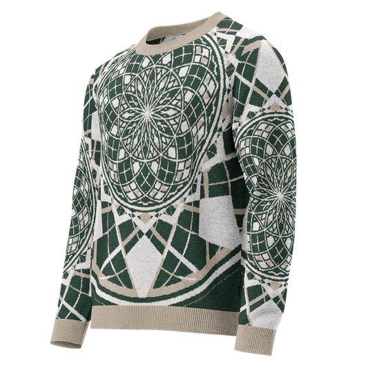 Mystic Metamorphic EarthTone | Knitted Crew Neck Sweater