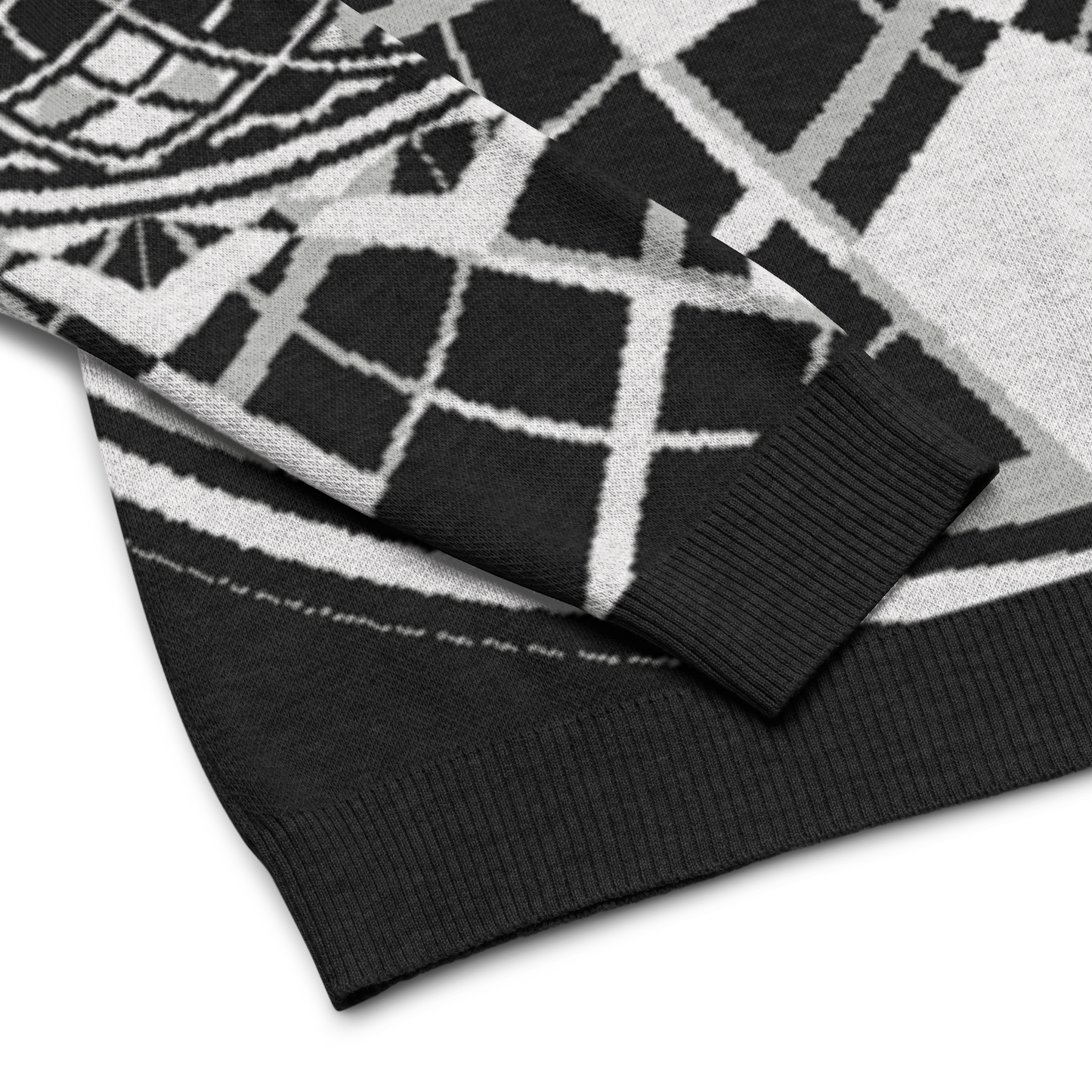 Mystic Metamorphic Night | Knitted Crew Neck Sweater