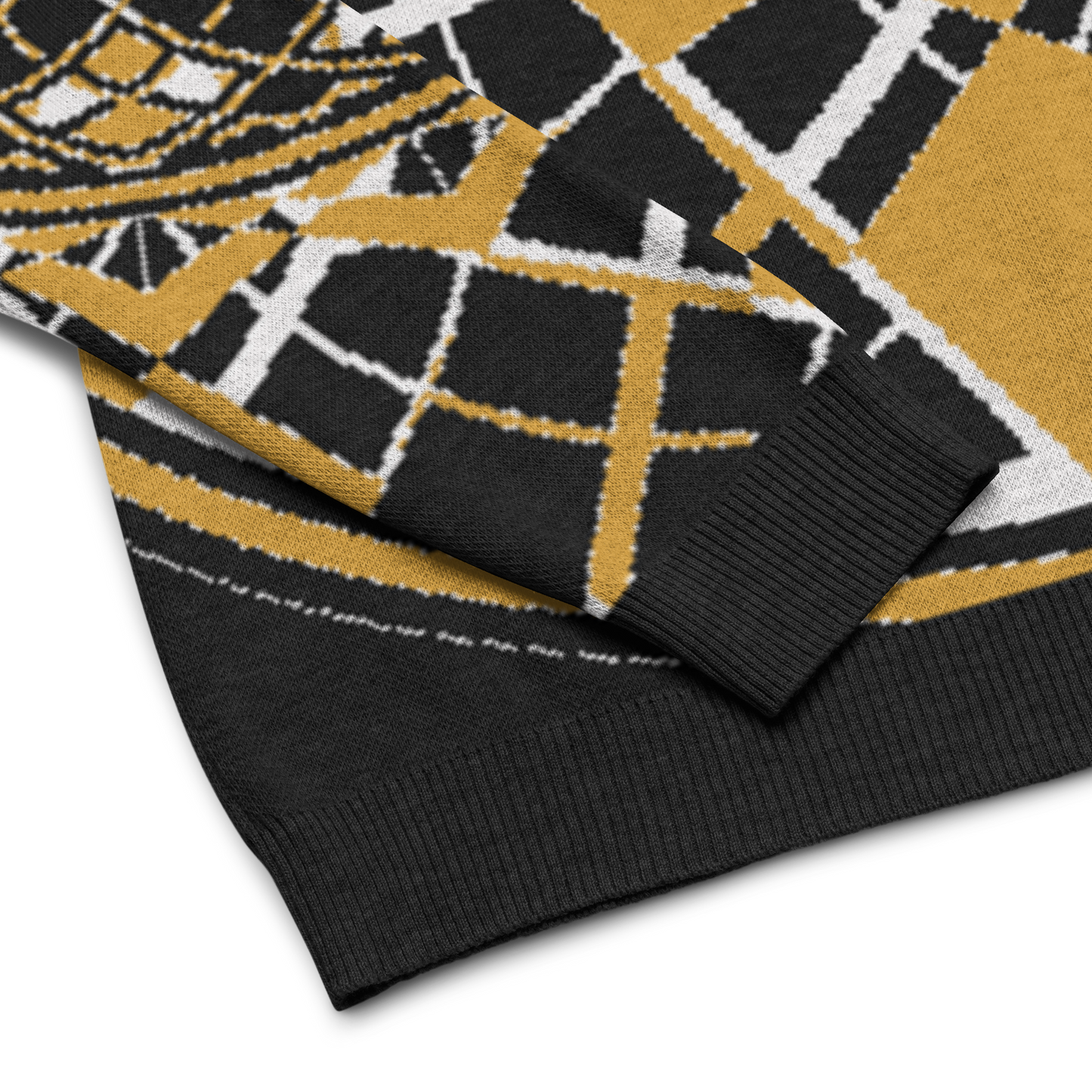 Mystic Metamorphic Mustard | Knitted Crew Neck Sweater