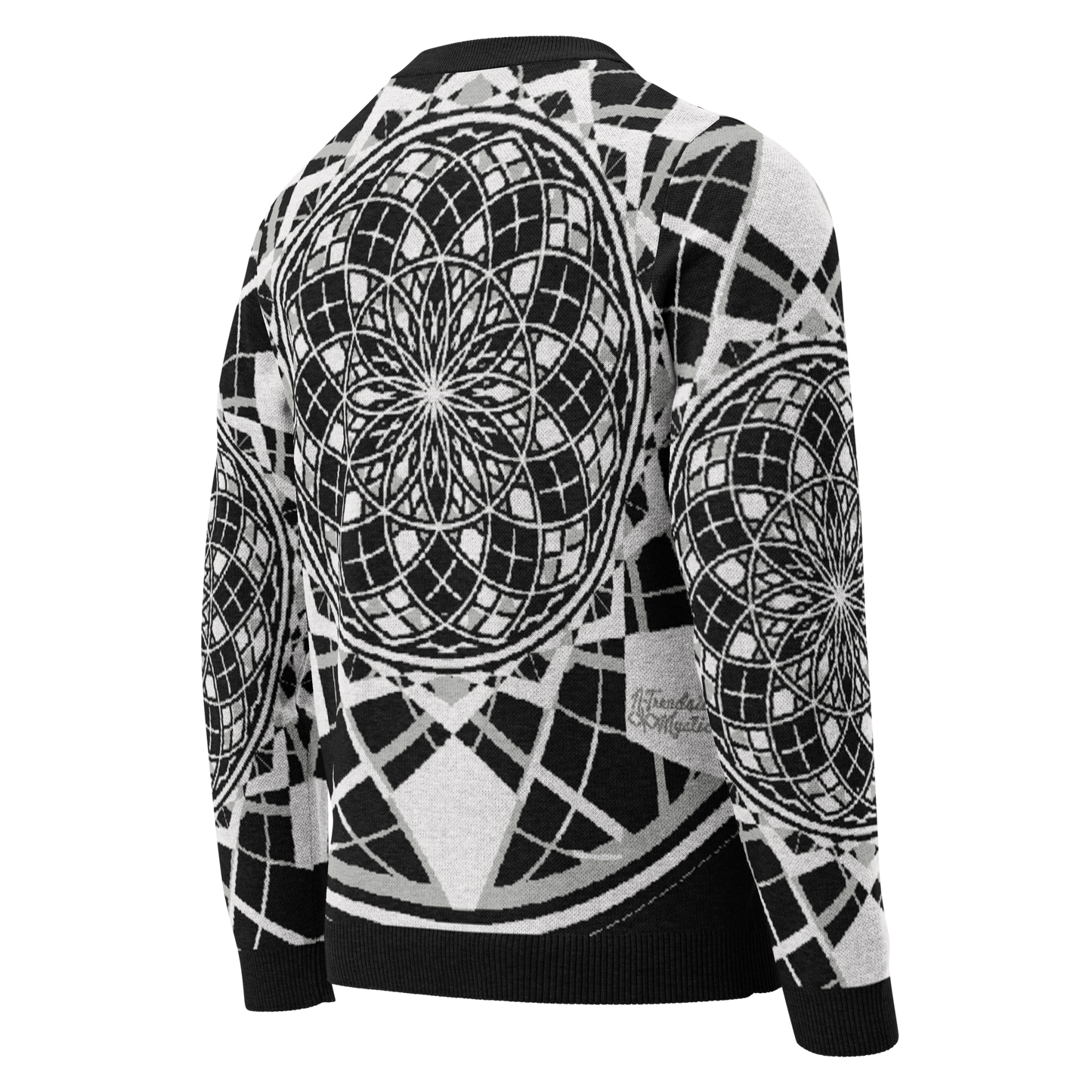 Mystic Metamorphic Night | Knitted Crew Neck Sweater