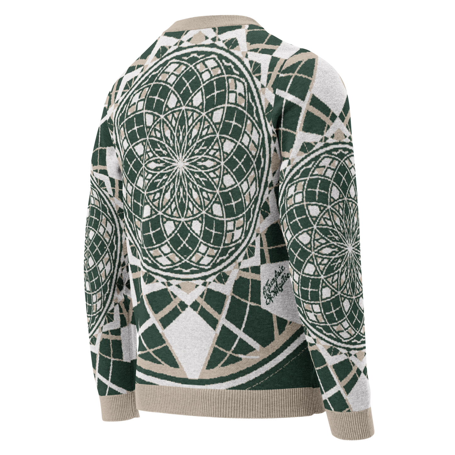 Mystic Metamorphic EarthTone | Knitted Crew Neck Sweater