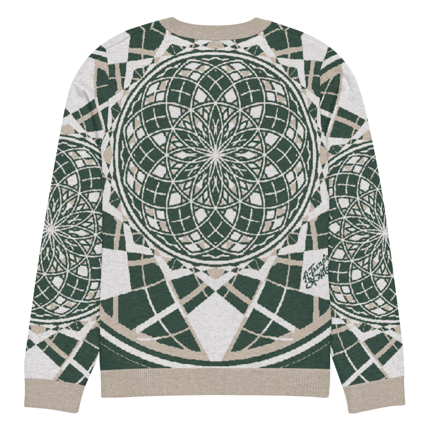 Mystic Metamorphic EarthTone | Knitted Crew Neck Sweater