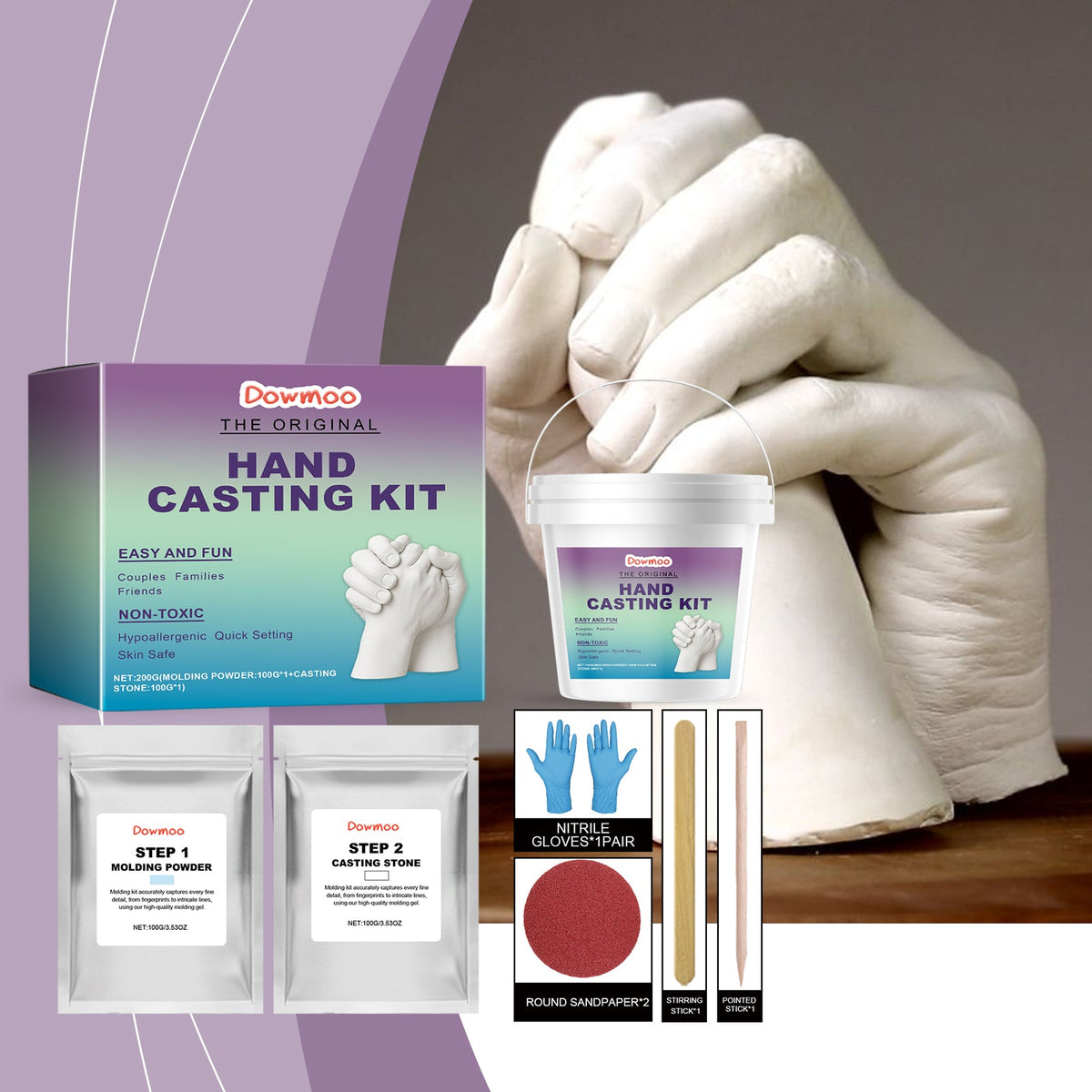 DIY Set Of Hand Mask Powder 1 Set 1box