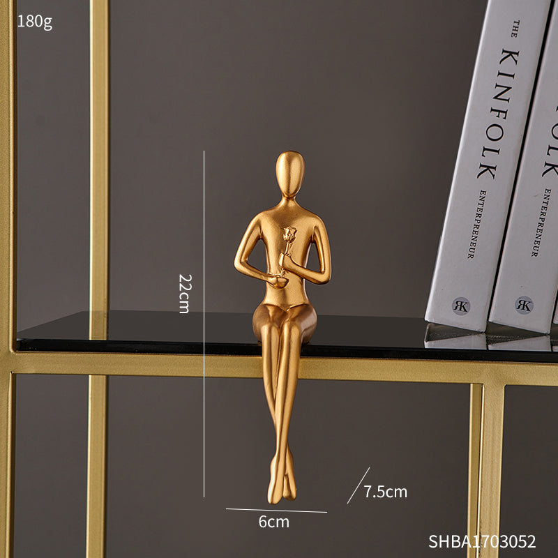 Light Luxury Artistic Figure Sculpture Ornaments