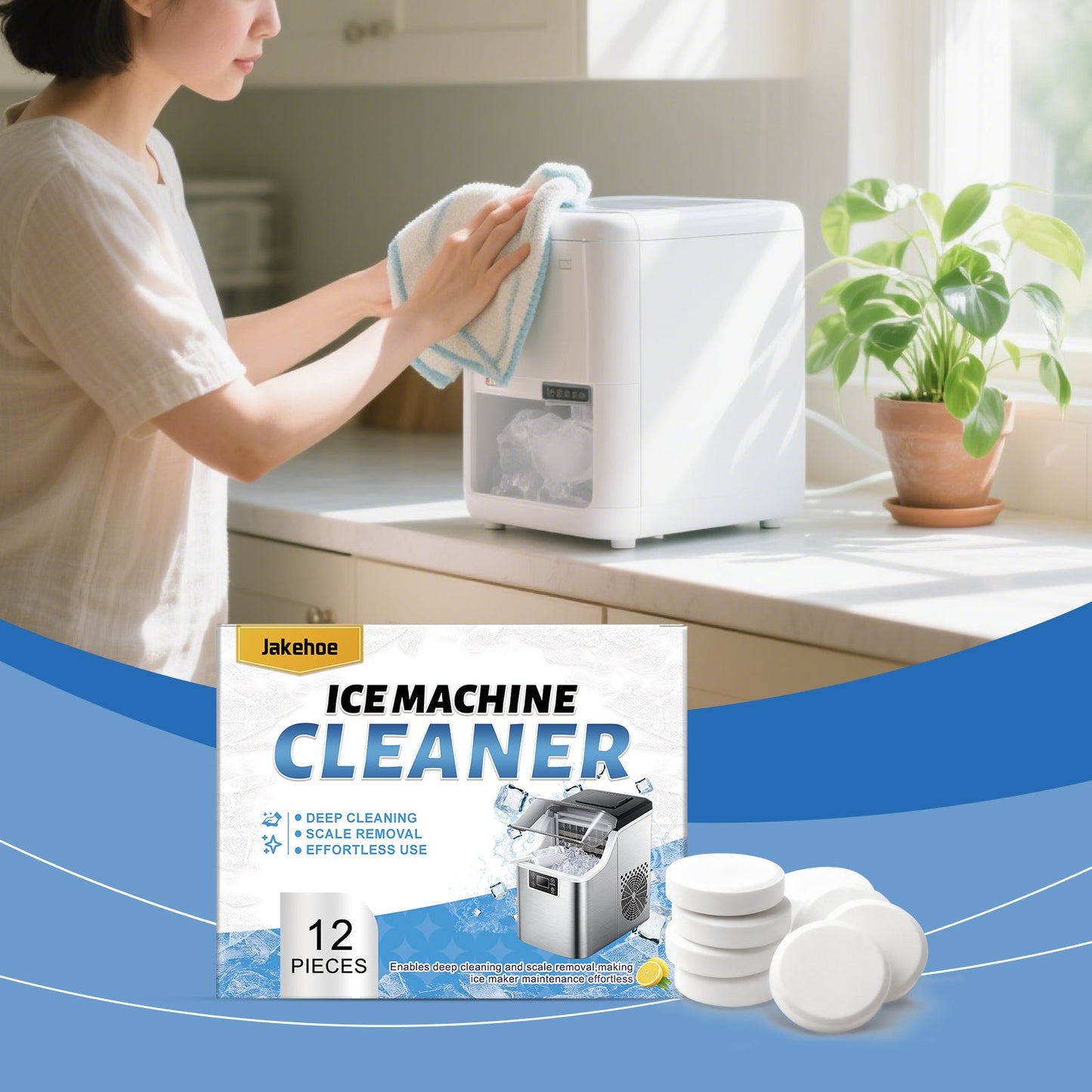 Ice Maker Cleaning Sheet 12pcs1box