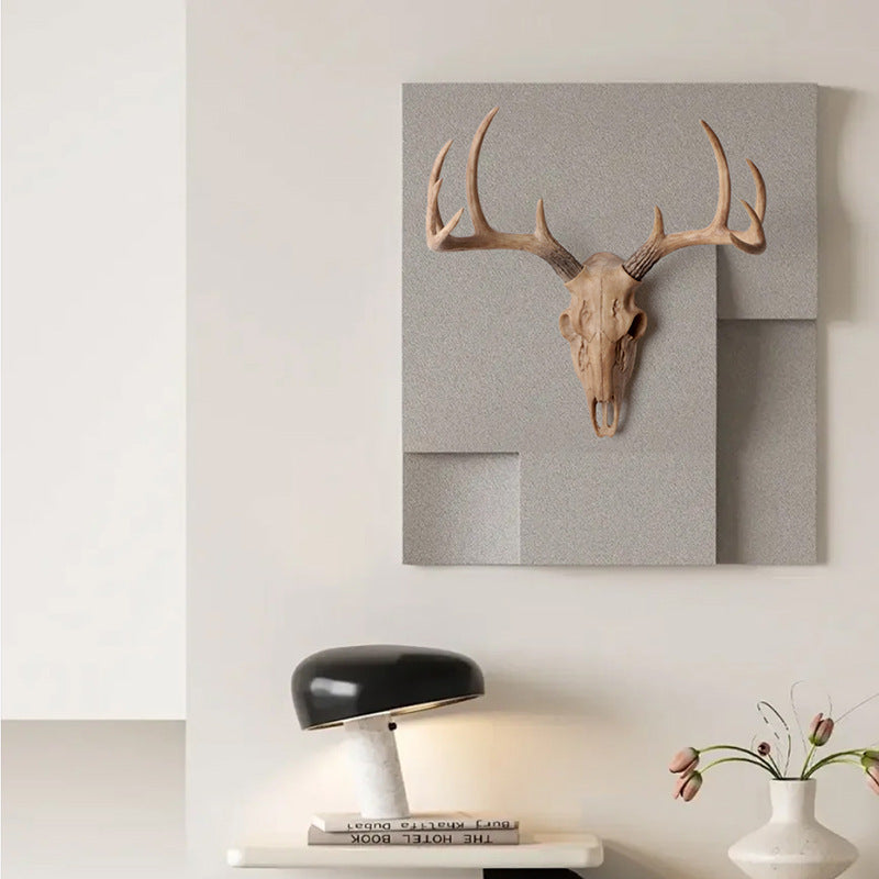 Antique-style Sheep Skull Wall Decor Hanging Ornament