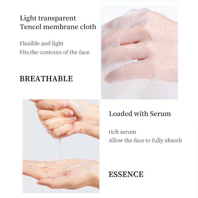 Aloe Niacinamide Moisturizing Facial Mask 10pcs