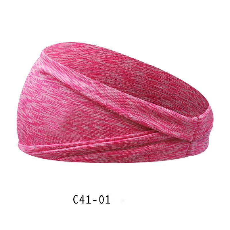 Hairband Sweat-absorbent Solid Color Fashion Yoga