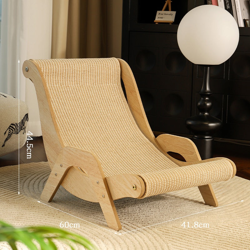 Sisal Cat Scratcher Bed Lounge, Wear-Resistant Low-Shedding Toy