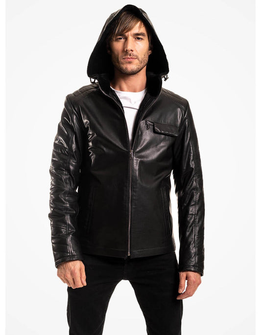 Black Leather Jacket For Men