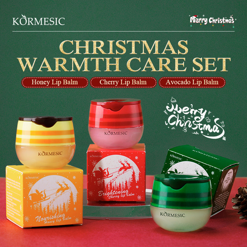 KORMESIC Christmas Nourishing Honey Lip Balm  For Foreign Trade 5.5g