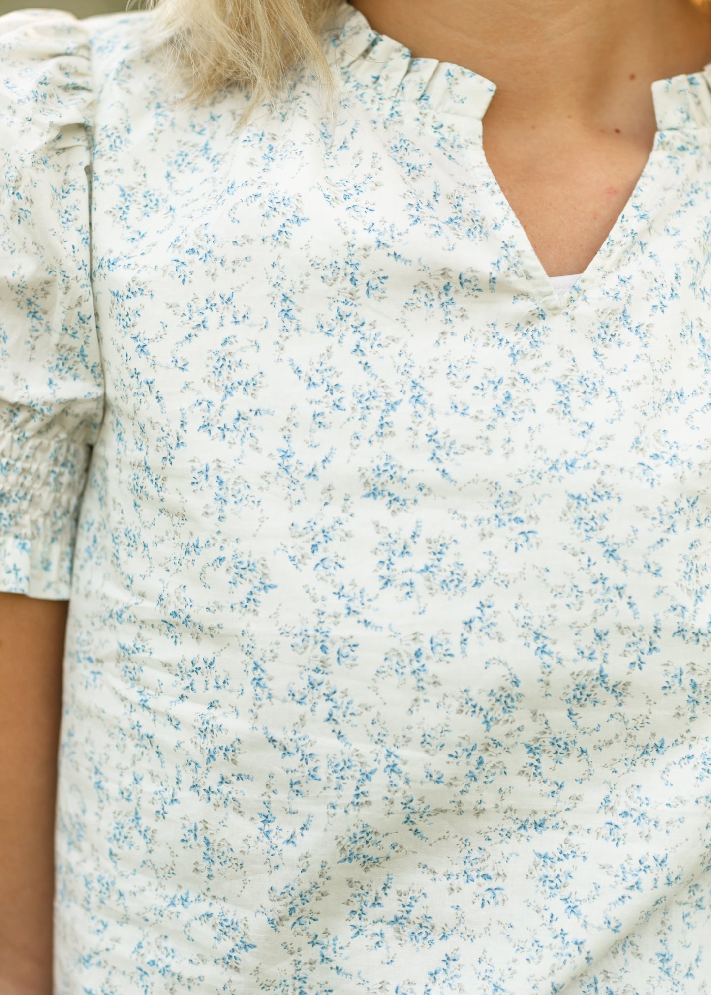 Dempsey Floral Puff Sleeve Top - FINAL SALE